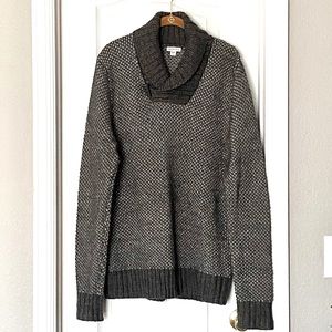 Merona Men’s knitted sweater, Gray M